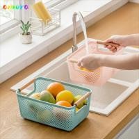 ราคา AMORA Sundry ตะกร้าเก็บ ตะกร้าเก็บพลาสติกกลวงอเนกประสงค์ ด้ามไม้ความจุขนาดใหญ่ตะกร้าตาข่ายทอสี่เหลี่ยมผืนผ้าในครัวเรือน (43625491997)