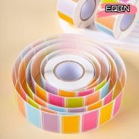 ราคา Eqbn 500 ชิ้น ม้วนชื่อสติกเกอร์ อุปกรณ์เครื่องเขียนสติกเกอร์ฉลากกันน้ํา สติกเกอร์แท็กเปล่าแบบมีกาวในตัว (26905888600)