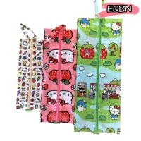 ราคา EQBN 3 ชิ้น เซ็ต Hello Kitty กระเป๋าเก็บ แบบพกพาไนลอนรองเท้าถุงเท้าเสื้อผ้า Organizer น่ารักการ์ตูนซิป Travel Finishing กระเป๋าชุดชั้นใน (41115216213)