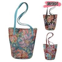 ราคา กระเป๋าสะพายไหล่ผู้หญิง แบบวินเทจ พิมพ์ลายดอกไม้ จากผ้าแคนวาส ขนาดใหญ่ (40065603174)
