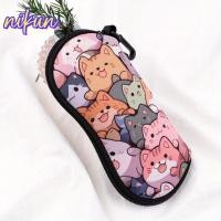 ราคา นิคุน กระเป๋าใส่แว่นกันแดดรูปลายแมวจากไนลอน พกพาสะดวกสำหรับการแขวนแว่นกันแดด (43425254164)