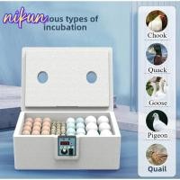 ราคา นิคุน ตู้ฟักไข่สัตว์ปีกขนาดเล็ก ตู้ฟักควบคุมอุณหภูมิอัตโนมัติเต็มรูปแบบ คุณภาพสูง 24 ชั่วโมง Thermostatic เงียบอัจฉริยะ Brooder Incubator ไก่เป็ดนกกระทานก (43151493095)