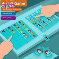 ราคา นิคุน เกมไพ่นกกระจอก 36 ชิ้น เกมโซ่สีฟ้าไม้ คู่สร้างสรรค์จับคู่การ์ตูนผลไม้เกมจับคู่สัตว์ Montessori การเรียนรู้ (57501131301)