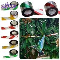 ราคา NIKUN 50M 100M 300M Bird Repellent Ribbon อเนกประสงค์สองด้านสะท้อนแสงAnti Bird Tape CreativeกาวฟรีกระพริบแขวนBird Scareเทปสัตว์เล็ก (53250330946)