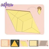 ราคา ปริศนาบล็อกไม้ นิคุน การฝึกตรรกะปริศนาสามเหลี่ยมสามมิติ ปริศนาเรขาคณิตรูปทรงผิดปกติของมอนเตสซอรี่ที่มีสีสันการฝึกคิดเชิงตรรกะ (48201165900)