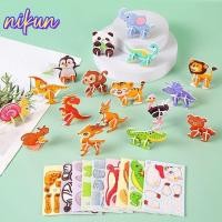 ราคา นิคุน 10ชิ้นกระดาษปริศนา ทําเองปริศนาสามมิติรุ่น มินิแพนด้าการ์ตูนสัตว์การศึกษาของเล่นเด็ก (41725860515)