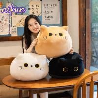 ราคา NIKUN หมอนตุ๊กตาแมวสีดํา 10 30 ซม การ์ตูนหัวแมว Cuddly หมอนเบาะตุ๊กตา นุ่มจี้ขนาดเล็กสาว (43724959823)