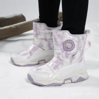 ราคา กีฬากลางแจ้งฤดูหนาวรองเท้าผ้าฝ้ายขนาดใหญ่เด็กรองเท้าหิมะอบอุ่นกันลื่นเล่นรองเท้าหิมะ (45150366089)