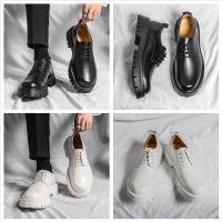 ราคา รองเท้าบูทมาร์ติน หนังวัวแท้ ส้นเตี้ย พื้นหนา กันลื่น เหมาะกับใส่เดินกลางแจ้ง สไตล์นักธุรกิจ สําหรับผู้ชาย รองเท้าลําลอง กันน้ํา ขนาดใหญ่ แบบเป็นทางการ (21690053099)