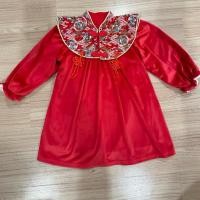 ราคา พร้อมส่งทันที ชุดตรุษจีนแขนยาวแต่งปกคอจีน (25259212982)