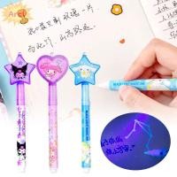 ราคา ปากกาเน้นข้อความ ส่วนโค้ง เรืองแสงในที่มืดด้วยปากกาหมึกที่มองไม่เห็นแสงของขวัญเครื่องหมายปากกาเน้นข้อความการ์ตูนนักเรี (55300968126)