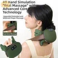 ราคา ส่วนโค้ง หมอนนวดคอเนื้อเยื่อลึกไร้สายไฟฟ้านวดหมอนของขวัญยาวนานด้วย3ความเร็วปรับนวดอุ่นสําหรับไหล่คอ (54100275598)