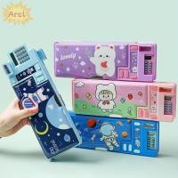 ราคา ดินสอ ARCL ความจุขนาดใหญ่พร้อมเครื่องคิดเลข กล่องดินสอกบเหลาดินสอ การ์ตูนอเนกประสงค์พลาสติกสองชั้นกล่องเก็บเครื่องเขียนนักเรียนของขวัญ (52300506108)