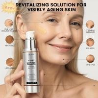 ราคา ARCL เซรั่มวิตามินซี ต่อต้านริ้วรอยด้วยกรดไฮยาลูโรนิก วิตามินอี 20 Super C Retinol Serum Collagen Peptides Firming Lift Brightening Wrinkle Serum for Face (46851129416)