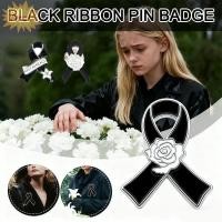 ราคา ป้ายดำและเข็มกลัดริบบิ้นสีดำ เพื่ออุปกรณ์ไว้อาลัย และเครื่องประดับโลหะผสมสำหรับงานศพ (44801119684)