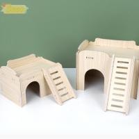 ราคา เซโอ วิลล่าหนูแฮมสเตอร์บ้านไม้เคี้ยวทนทานติดตั้งง่ายอุปกรณ์กรงหนูแฮมสเตอร์ปีนของเล่นอุปกรณ์สัตว์เลี้ยง (57451264653)