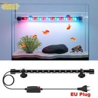 ราคา SEEO Aquarium ไฟ LED 220V Multi color Submersible Mood Lamp EU Plug Blue White 18 48cm Plant Grow Light Fish Tank Decor (51400072416)