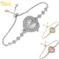 ราคา เซโอ นาฬิกาควอตซ์ สแตนเลสเพชรเรียงรายสายนาฬิกานาฬิการูปหัวใจ พลอยเทียม กับสร้อยข้อมือปรับผู้หญิงนาฬิกาข้อมือผู้หญ (47500602502)