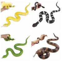 ราคา SEEO ที่สมจริงงูปลอม ยางนุ่ม Cobra Rattlesnake Python สัตว์รุ่น คุณภาพสูงเส้น Texture Keep Birds Away งูตลกของเล่นเด็กของขวัญ (44650162036)