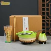 ราคา SEEO ชุดน้ําชามัทฉะญี่ปุ่น 5 ชิ้น ชุดปัดมัทฉะแบบใช้ซ้ําได้เกรดอาหาร พร้อมช้อนกรองไม้ไผ่เซรามิค Safe Match ชามกวน (57400637548)