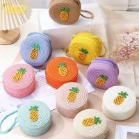 ราคา กระเป๋าสะพายข้างทำจากหวายทอ ขนาดเล็ก พกพาสะดวกสำหรับเด็กและผู้ใหญ่ (56000833217)