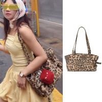 ราคา กระเป๋าสะพายข้างพิมพ์ลายเสือดาวจากหนังนิ่ม ความจุเยอะ สไตล์เกาหลี vintage (55601109257)