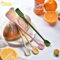 ราคา SEEO ไม้พาย 1 ชิ้น ไม้พายแยมทนความร้อนแบบ Dual Ended สีด้ามยาวซิลิโคนอุปกรณ์ครัวสําหรับทําอาหารเบเกอรี่ (53950637584)