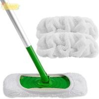 ราคา SEEO 1 4 ชิ้น Mop Pad เปลี่ยน Flat Mop Head Reusable ไมโครไฟเบอร์ Mop Pads ไมโครไฟเบอร์ Pad Washable Mop ผ้าสําหรับห้องน้ําห้องครัวห้องนั่งเล่น (53650059635)