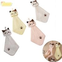 ราคา เซโอ ผ้าเช็ดมือ ผ้าขนหนูทําความสะอาดห้องครัวลายการ์ตูนสไตล์แมว ร้านอาหารผ้าขนหนูแขวนนุ่มดูดซับไมโครไฟเบอร์น่ารัก (53300215020)