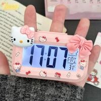 ราคา นาฬิกาปลุกดิจิตอล Mini LED จาก SEEO แบบการ์ตูน Kawaii Sanrio Hello Kitty พร้อมไฟกลางคืนและฟังก์ชันหลายอย่าง (53150933848)