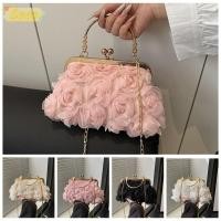 ราคา กระเป๋าสะพายข้างผู้หญิงหรูหรา ทำจากชีฟองเส้นใยโพลีเอสเตอร์ พร้อมโซ่ลายดอกไม้ เหมาะสำหรับงานเลี้ยงและปาร์ตี้ (50900177729)