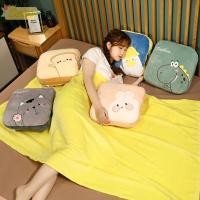 ราคา หมอนตุ๊กตา ผ้าห่มพกพา 3 ใน 1 สำหรับที่ทำงานและเดินทาง น่ารัก พับเก็บได้ง่าย (50200267646)