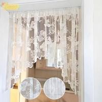 ราคา ม่านห้องครัวสไตล์โค้งลูกไม้สีขาว สำหรับตกแต่งบ้านและหน้าต่าง (49350150533)