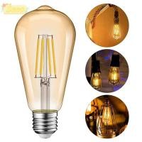 ราคา SEEO ST64 หลอดไฟ LED ST64 หลอดไฟคริสตัลสีเหลืองอบอุ่น ร้อน 2W 4W 6W 8W 12W 2700K เทียนหลอดไฟ LED ตกแต่งบ้าน (47150277977)