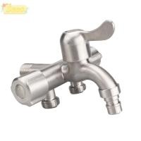 ราคา เซโอ ก๊อกน้ําสามทาง 304 สแตนเลสเต้าเสียบคู่ก๊อกน้ําอเนกประสงค์ สวิตช์อิสระ 1 ใน 3 ออก 1 2 วาล์วมุมก๊อกน้ําห้องน้ําอ่างล้างจาน (45300908774)