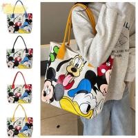ราคา กระเป๋าถือผ้าแคนวาส ดีไซน์มิกกี้เมาส์การ์ตูน ทนทาน ความจุขนาดใหญ่ (44550212836)