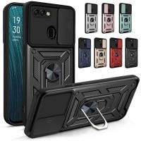 ราคา OPPO A7 A5S A12 A11K AX5S AX7 CPH1901 CPH1903 กันกระแทกเคสโทรศัพท์ป้องกันแหวนวงเล็บด้านหลัง Push เลนส์ความเป็นส่วนตัววงเล็บป้องกันฝาครอบด้านหลัง QAZWSXA (41074058942)