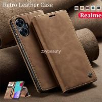 ราคา Retro กระเป๋าหนังสําหรับ Realme C55 NFC 2023 5G 10 Pro Plus Realme10 4Gเคสโทรศัพท์หรูหราแม่เหล็กผู้ถือบัตรสําหรับRealme10Pro 10Pro RealmeC55 C55NFCกระเป๋าสตางค์ฝาครอบ (44117469952)
