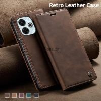 ราคา Retro กระเป๋าหนังสําหรับ Redmi 13 13X 4G 12 5G 2025 เคสโทรศัพท์หรูหราผู้ถือบัตรแม่เหล็กสําหรับ Redmi13 Redmi13X 13C 12C Redmi12C Redmi12 Redmi13C กระเป๋าสตางค์ฝาครอบ (25246816706)
