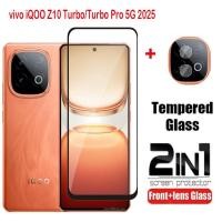 ราคา ป้องกันหน้าจอสําหรับVivo iQOO Z10 Turbo Z10 Turbo Pro Z10Turbo Z10 TurboPro5G 2025 Full Cover ClearกระจกนิรภัยHDป้องกันรอยขีดข่วนฟิล์ม (40368839873)