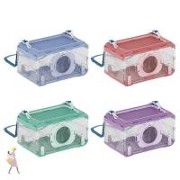 ราคา YGBG กรงหนูแฮมสเตอร์ กล่องสังเกตแมลงระบายอากาศโปร่งใส แบบพกพาการขยายห้าครั้งแบบพับได้ระบายอากาศสัตว์เลื้อยคลาน Terrariums (51500768058)