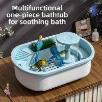 ราคา ฯลฯ ห้องน้ํานกแก้ว สตาร์ลิ่งพาโนรามาอ่างอาบน้ําขนาดใหญ่นกห้องน้ํา เครื่องมือปฏิบัติหมุนเวียนน้ํากรงนกกล่องครัวเรือน (42224910095)