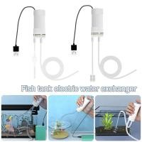 ราคา YGBG เครื่องเปลี่ยนน้ําตู้ปลา 5V 2A Mini Self Priming Pump ทนทาน USB Submersible Pump เครื่องมือเปลี่ยนน้ําตู้ปลา (55450763184)