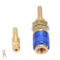 ราคา อะแดปเตอร์แก๊สระบายความร้อนด้วยน้ํา YGBG ทองเหลือง M6 ขนาดเกลียว Quick Connector Fitting สําหรับ 6 มม ด้านใน Dia ท่อสีแดง น้ําเงิน ทองอาร์กอน Quick Connect (46850987339)