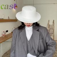 ราคา หมวกสักหลาดสีทึบทรงแบนปีกกว้างสไตล์ย้อนยุค เหมาะสำหรับคนชอบแฟชันคลาสสิค (54250171488)