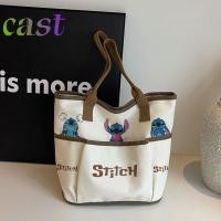 ราคา CAST กระเป๋าสะพาย กระเป๋าถือสุภาพสตรีพิมพ์ลาย Disney Stitch อเนกประสงค์ลําลอง กระเป๋าสะพายข้างความจุขนาดใหญ่ (40103060187)