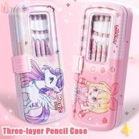 ราคา โยโลโก กระเป๋าใส่ปากกา โลหะดินสอความจุขนาดใหญ่ คุณภาพสูงสามชั้นยูนิคอร์น นักบินอวกาศ ไดโนเสาร์กลับไปโรงเรียนของขวัญปากกากล่องนักเร (50800647567)