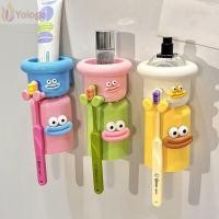 ราคา ที่ใส่แปรงสีฟัน โยโลโก ที่เก็บของในบ้านถ้วยแปรงสีฟันติดผนัง ที่ใส่แปรงสีฟันแบบกลับหัวแม่เหล็กการ์ตูนแบบไม่มีหมัดสําหรับอุปกรณ์ห้องน้ํา (56750069518)