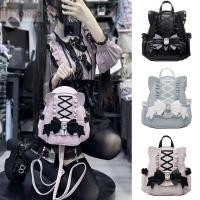 ราคา กระเป๋าเป้สำหรับแฟชั่น Lolita สไตล์ญี่ปุ่น ออกแบบหูแมวและโบว์ เหมาะสำหรับนักเรียน (51000642619)