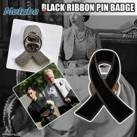 ราคา METUBE เข็มกลัดริบบิ้นสีดำ สำหรับงานศพและไว้อาลัย Queen Memorial (49351119904)